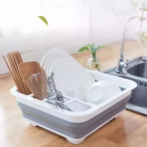 Escurridor De Platos Plegable En Silicon