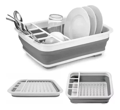 Escurridor De Platos Plegable En Silicon